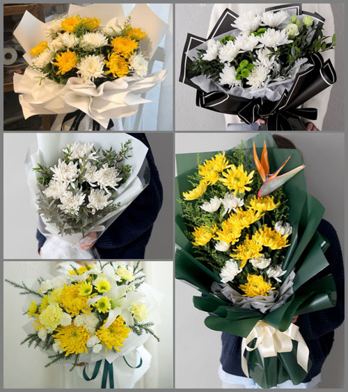 广东湛江市廉江市石城镇那良村白事花束代送